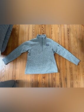 Patagonia Better Sweater 1/4 Zip Fleece Gray Men’s XL Pullover Jacket